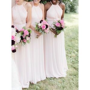 Levkoff 7023 light  Pink bridesmaid dress